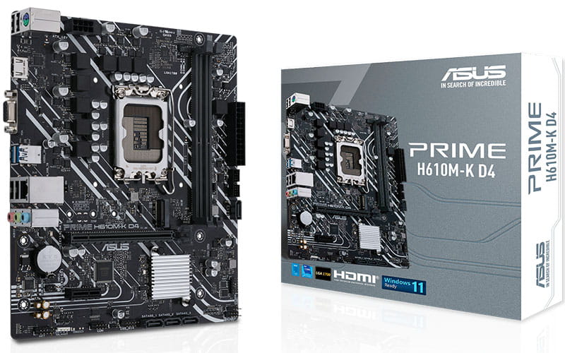 CM INTEL ASUS PRIME H610M-K DDR4